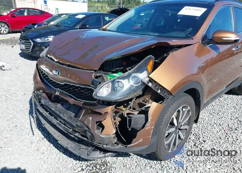 2019 Kia Sportage Ex z USA, uszkodzony, nr VIN KNDPNCAC6K7582917